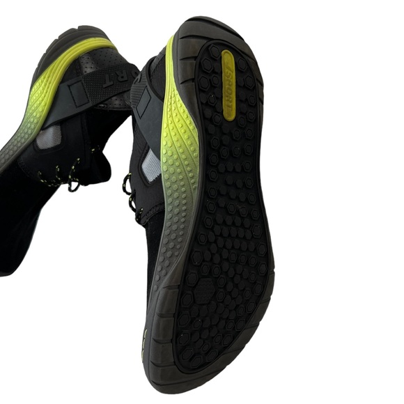 NWOT!  JSPORT JAMBU CATSKIL BLACK SUEDE NEON GREEN LADIES SHOES-   SZ 8M - Picture 4 of 11